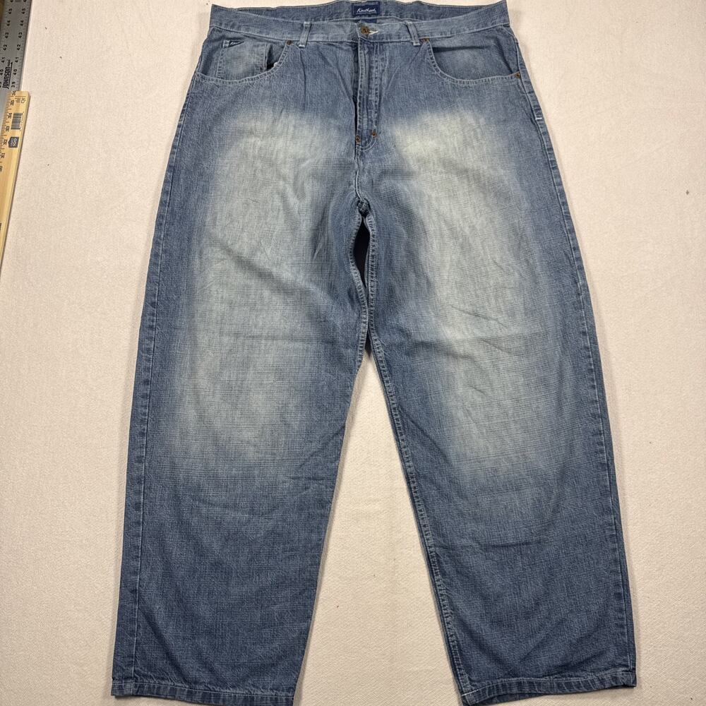 Vintage Knockout Jeans Baggy Y2K Skater Wide Leg 42x32